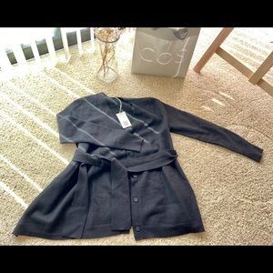 COS new with tag wool wrap belt cardigan jacket